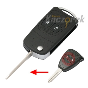 Chrysler 043 - surový klíč - Chrysler-Dodge-Jeep